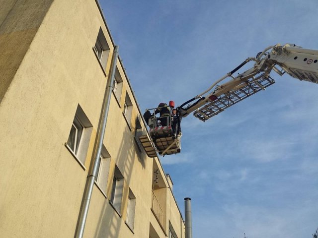  „Jedzie, jedzie straż ogniowa”, czyli ćwiczenia ewakuacyjne w Internacie.